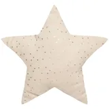 ATMOSPHERA CREATEUR D'INTERIEUR Berlingot Stern Kinderkissen 40 x 40 cm Beige