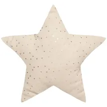 ATMOSPHERA CREATEUR D'INTERIEUR Berlingot Stern Kinderkissen 40 x 40 cm Beige