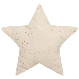 ATMOSPHERA CREATEUR D'INTERIEUR Berlingot Stern Kinderkissen 40 x 40 cm Beige