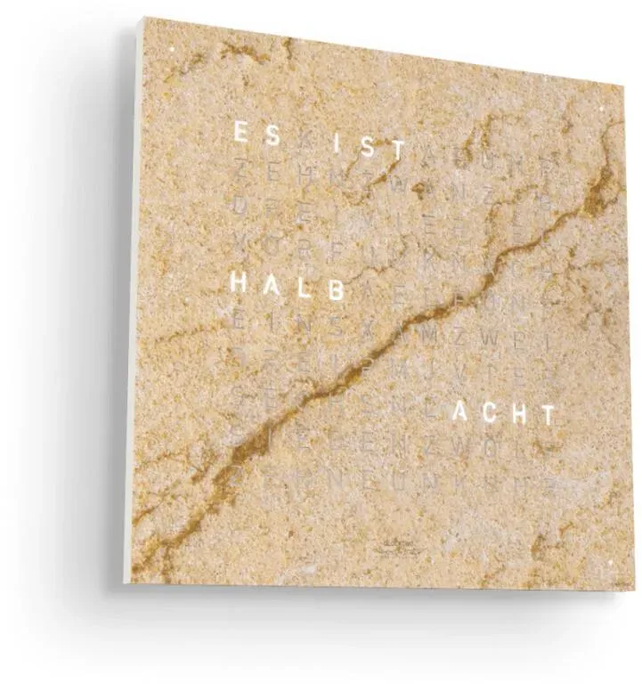 QLOCKTWO Earth 45 Creator ́s Edition Desert White