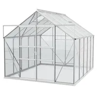 Vitavia Gewächshaus Neptun Plus 8300 ESG/HKP, inkl. Fundament, ca. B257/H238/T321 cm
