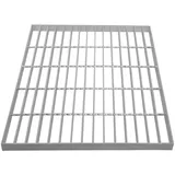 MonsterShop Verzinkte Gitterroste Boden Schmiede Stabiler Weg Mesh-Bodenplatte Gitter Abflussrinne Entlüftung Strapazierfähig Wetterfest Stahl Verzinkt 500mm x 500mm x 30mm 4mm Metalldicke 250kg Tragfähigkeit