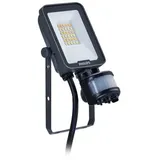 Philips LED-Außenstrahler "BVP167 SYM" 10W 830-865 IP65 Schwarz m. Bewegungsmelder