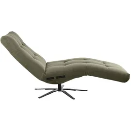 KAWOLA Relaxliege LETICIA Polyester 0 x 0 x 0 cm Grün mit Relax-Funktion