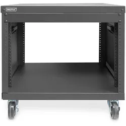 DIGITUS Universal 19-Zoll Equipment Rack mit Rollen, 8HE