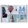 Exacompta Wandprospekthalter 65658D A4 quer 1Fach transparent