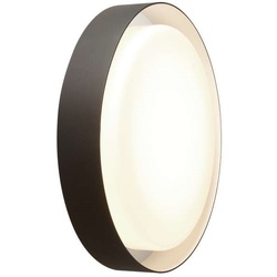 Marset - Plaff-On Wandleuchte/Deckenleuchte Ø50 IP54 Black LED - cm