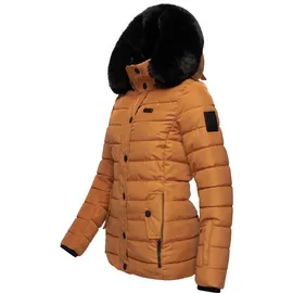 Navahoo Winterjacke Milianaa dunkelgelb / schwarz XS