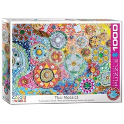 EUROGRAPHICS Puzzle Puzzle Thailändisches Mosaik 1000 Puzzleteile, 1000 Puzzleteile bunt