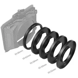 SmallRig 3383 Adapter Rings Kit (52/55/58/2/86 95mm) für Mini Matte Box