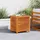 vidaXL Gartenbox mit Lüftungsschlitzen 60 x 50 x 56 cm Braun