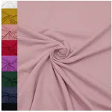 MAGAM-Stoffe Stoff "Finn", Jersey uni einfarbig ÖKO-TEX Meterware 50cm rosa