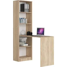akord furniture factory AKORD SMART Sonoma-Eiche Schreibtischbibliothek B125 x H180 x T50 cm