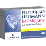 NARATRIPTAN Heumann bei Migräne 2,5 mg Filmtabl. 2 St