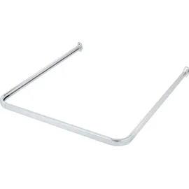 Wenko Duschvorhangstange L-Form 0 x 0 cm silber