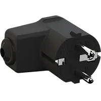 Bachmann 960.102 Schutzkontakt-Winkelstecker Polypropylen 250 V Schwarz