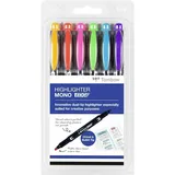 Tombow MONO edge Textmarker farbsortiert, 6 St.