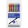Tombow MONO edge Textmarker farbsortiert, 6 St.