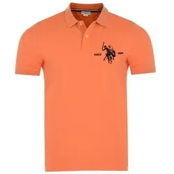 U.S Polo Assn.  T-Shirts & Poloshirts US-41029-SALK-115  in Orange, EU 3XL