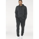Ocean Sportswear Jogginganzug "Comfort Fit", Herren, Gr. M (48/50), grau (anthrazit), angeraute Sweatware, Obermaterial: 60% Baumwolle, 40% Polyester. Kapuzenfutter: 100% Baumwolle, meliert, bequem, Sportanzüge Jogginganzug
