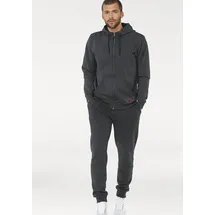 Ocean Sportswear Jogginganzug "Comfort Fit", Herren, Gr. M (48/50), grau (anthrazit), angeraute Sweatware, Obermaterial: 60% Baumwolle, 40% Polyester. Kapuzenfutter: 100% Baumwolle, meliert, bequem, Sportanzüge Jogginganzug