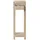 Massivmoebel24 Beistelltisch Weiß Mangoholz 30 x 90 x 30 cm