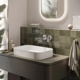 Herzbach Ceo Waschtischarmatur Edelstahlfinish