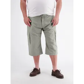 Lerros Cargobermudas LERROS "Lang-Bermuda mit Cargotaschen, grosse Größen", Herren, Gr. 42, tinted grau, 100% Baumwolle, Hosen