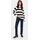St Tropez Strickpullover Beige / Schwarz XL