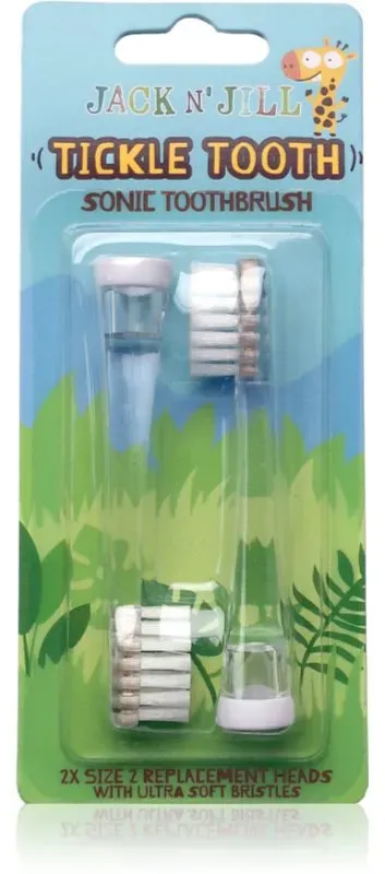 Jack N’ Jill Tickle Tooth Ersatzkopf für Zahnbürste Tickle Tooth 2 St.