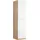 Priess Wäscheschrank Barcelona 48 x 193 x 54 cm Weiß/Beige