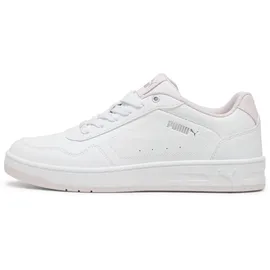 Puma Damen Court Classy Turnschuhe, Puma White Whisp Of Pink Puma Silver, 38.5 EU - 5,5 UK