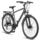 licorne bike gmbh Premium Touring Trekking Bike 28 Zoll RH 48 cm grau