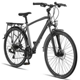 licorne bike gmbh Premium Touring Trekking Bike 28 Zoll RH 48 cm grau