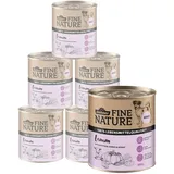 Dehner Fine Nature Hundefutter, Nassfutter getreidefrei / zuckerfrei, für ausgewachsene Hunde, Lamm / Kartoffel, 6 x 800 g Dose (4.8 kg)