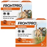Merial Frontpro Kautablette gegen Zecken und Flöhe für Hunde (>4-10kg)