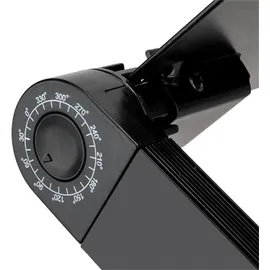 Retoo Laptop Ständer höhenverstellbar, Schreibtisch Laptoptisch Notebooktisch 360 Grad Laptop-Schreibtisch Laptophalter Laptop-Tisch Halterung Retoo