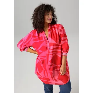 aniston plus Longbluse, mit farbenfrohem, großflächigem Druck Aniston PLUS pink-rose