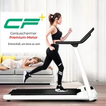 clover fitness Laufband Clover Fitness S1, Trainings-und Rehabilitationsgerät - Weiß