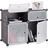 Relaxdays Regalsystem 4 Fächer 75 x 37 x 56 cm Schwarz