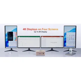 GEEKOM Mini-PC Intel NUC Ryzen 7 16 GB RAM 512 GB SSD AMD Radeon Vega 8 Windows 11 Pro