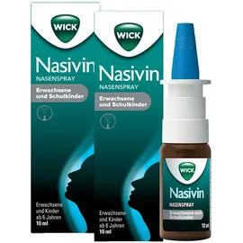 Wick Nasivin Nasenspray Erwachsene/Schulkinder 0,5 mg/ml 10 ml