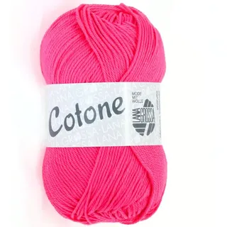 Lana Grossa Cotone | Baumwollbasicgarn | Handstrickgarn aus 100% Baumwolle | 50g Wolle zum Stricken & Häkeln | 125m Garn FB 3