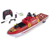 CARSON RC-Boot Feuerlöschboot 2,4G 100% RTR rot (500108051)
