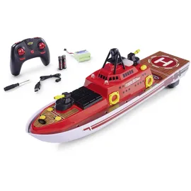 CARSON RC-Boot Feuerlöschboot 2,4G 100% RTR rot (500108051)