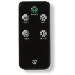 Nedis Remote fan black