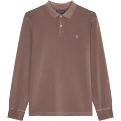 MARC O ́POLO POLO LONG SLEEVE CRIMSON BROWN