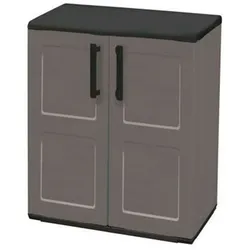ArtPlast Free Mittelhoher Kleiderschrank 68x37x84cm in Farbe Grau.