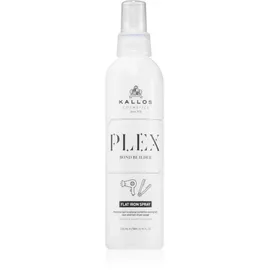 Kallos Cosmetics Kallos Plex Flat Iron Spray Hitzeschutzspray für Behandlungen mit Haarglätter und Lockenstab für beschädigtes, chemisch behandeltes Haar 200 ml