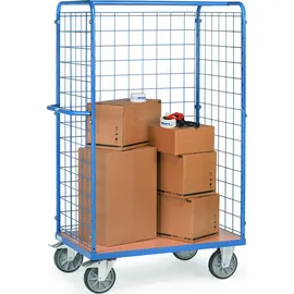 FETRA Paketwagen 8583-1 Drahtgitterwänden - Tragkraft 600kg TPE-Reifen